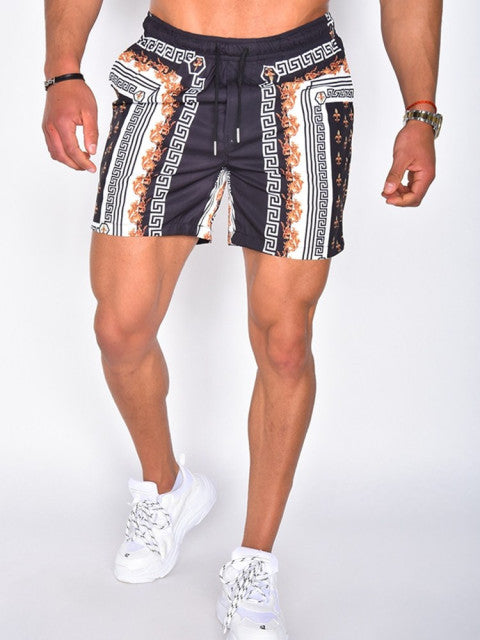 2021 New Mens Swim Shorts Quick Dry Summer Fashion Beach Trunks Shorts Hawaii Printing Fitness Mens Street Shorts 