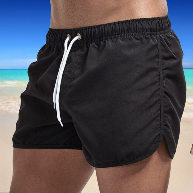 2022 Summer Men&#39;s Swimwear Shorts Brand Beachwear Sexy Swim Trunks Men Swimsuit Low Waist Breathable Beach Wear Surf