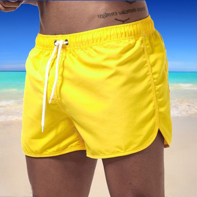 2022 Summer Men&#39;s Swimwear Shorts Brand Beachwear Sexy Swim Trunks Men Swimsuit Low Waist Breathable Beach Wear Surf