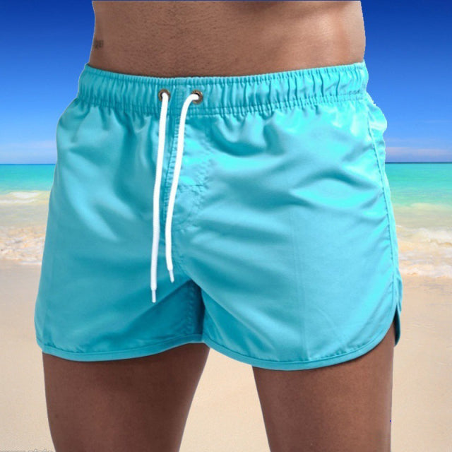 2022 Summer Men&#39;s Swimwear Shorts Brand Beachwear Sexy Swim Trunks Men Swimsuit Low Waist Breathable Beach Wear Surf